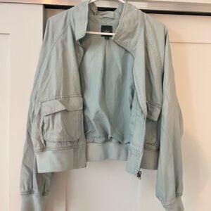Wild Fable Light Blue Cropped Jacket